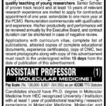 Dr Panjwani Center For Molecular Medicine And Drug Research Job 2021