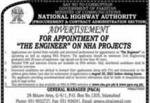 Ministry of Communications Project Engineer Jobs 2021