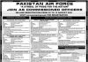 PAF Pakistan Air Force Jobs 2021