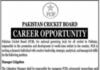 Pakistan Cricket Board PCB Jobs 2021
