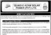 Quaid e Azam Solar Power Jobs 2021 For Engineering Staff