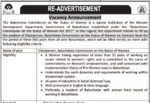 Women Development Department Job 2021 In Quetta