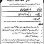AJK Hospital Pharmacist Jobs Interviews 2021