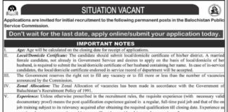 Public Services Commission BPSC Jobs 2021