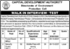 Capital Development Authority Jobs Interviews 2021