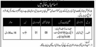 Army Service Depot Kharian Jobs 2021