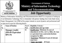 Ministry of IT Jobs in Islamabad