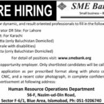 SME Bank Islamabad Jobs 2021