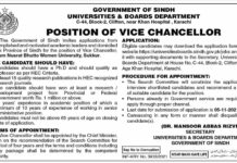 Sindh Universities & Boards Department Jobs 2021