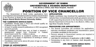 Sindh Universities & Boards Department Jobs 2021