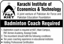 Karachi Institute of Economics and Technology Jobs