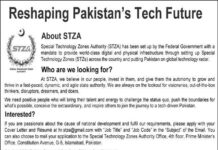 Special Technology Zones Authority Jobs 2021