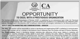 The Institute of Chartered Accountants Jobs