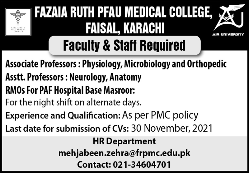 Fazaia Ruth PFAU Medical College