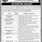Fata University Jobs 2021