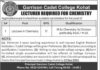Garrison Cadet College Jobs 2021