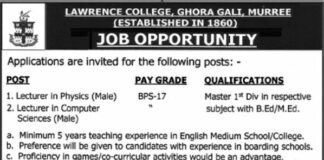 Lawrence College Jobs 2021