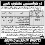 Jobs in Anti Terrorism Lahore