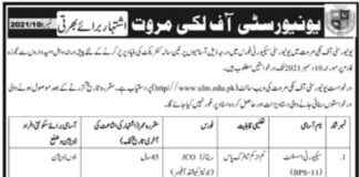 KPK University Jobs 2021`