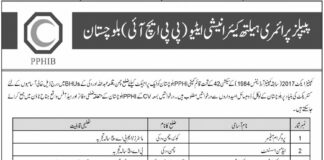 PPHI Balochistan Jobs 2021