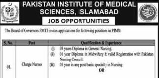 PIMS Hospital Islamabad Jobs 2021