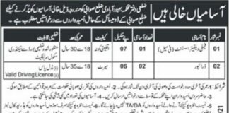 Population Welfare Department Jobs 2021