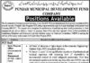 Punjab Municipal Development Fund Company jobs 2021