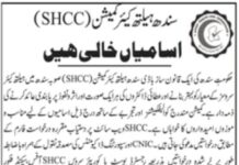 Sindh Health Care Commission Jobs 2021