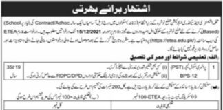 Teachers job in Education Department