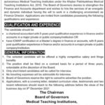 Ayub Teaching Hospital Job 2021