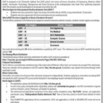 Admission Test at Undergraduate Level in HEC