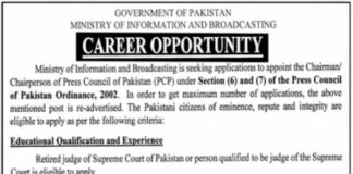 Ministry of Information and Broadcasting Jobs