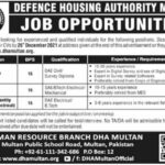 Defense Housing Authority Multan Jobs 2021