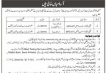 Population Welfare Department Jobs