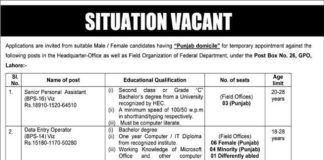 Federal Government Organization Jobs