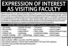 Pakistan Kidney And Liver Institute Jobs 2021