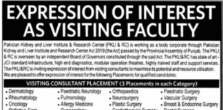 Pakistan Kidney And Liver Institute Jobs 2021