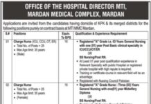 Mardan Medical Complex Jobs