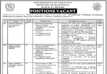 Ministry of Railways Jobs 2021