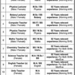 Jobs In Quaid E Azam Rangers Public School & College 2022