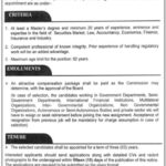 Jobs In Security and Exchange Commission of Pakistan