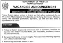 Jobs In Security and Exchange Commission of Pakistan