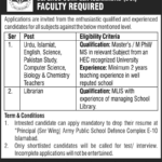 Jobs at Army Public School Islamabad