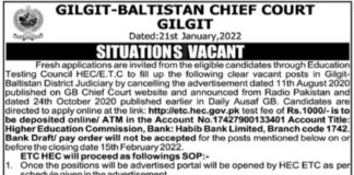 Chief Court Jobs 2022