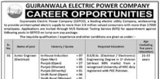 GEPCO Technical Jobs 2022