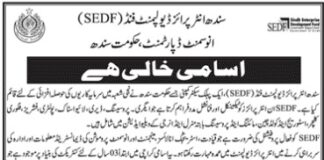 Sindh Government Jobs 2022