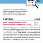 Education Department KPK Jobs