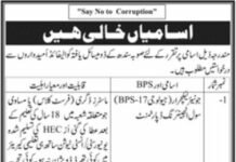 Vacancies at Dawood University of Engineering and Technology