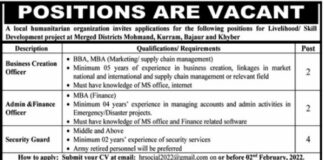 Project Jobs In Khyber Pakhtunkhwa