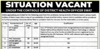 Jobs in District Health Office 2022
